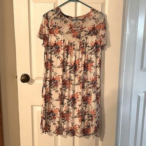 Apt 9 Floral Shift Dress | Size Large